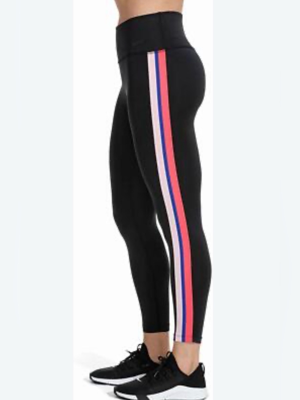 Nike Power Victory 7/8 tight Black with multicolor stripe size S